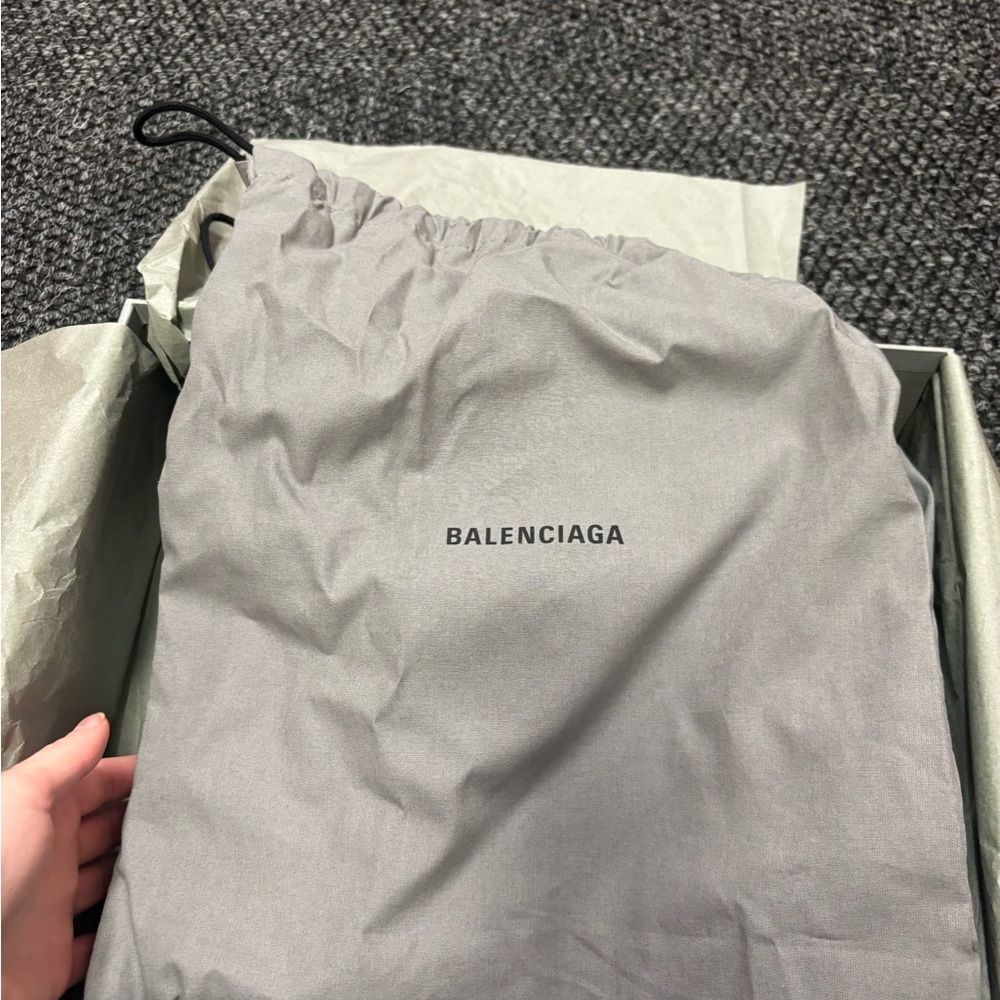 Balenciaga Women's Purple Velvet Sock Knife Boots - Picture 8 of 10